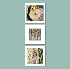 Memories collection  3 peaces original illustration 14.8 X 14.8 cm size