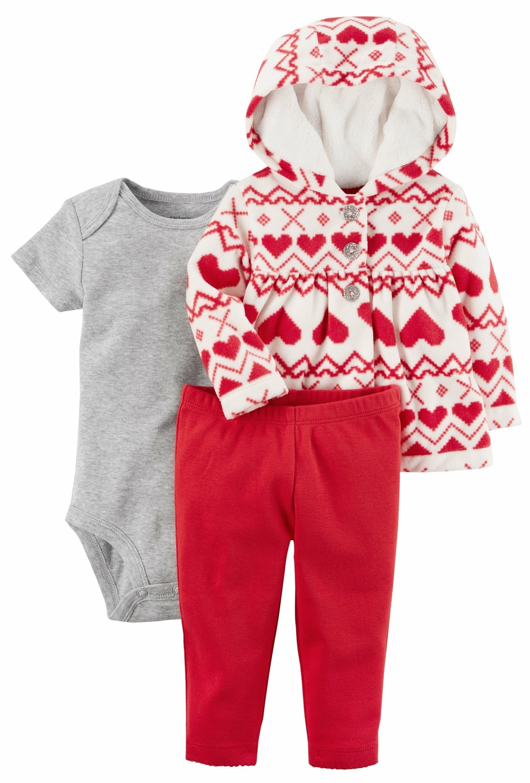 carters baby girl 3 piece set