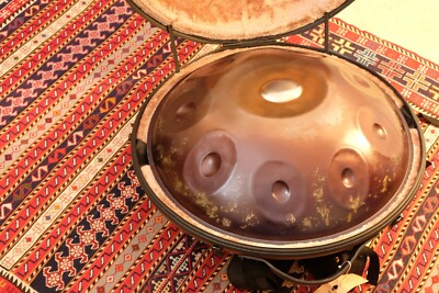 Premium Handpan,432HZ,22 Inches,9 Notes D Major, RARE Handcrafted Steel handpan