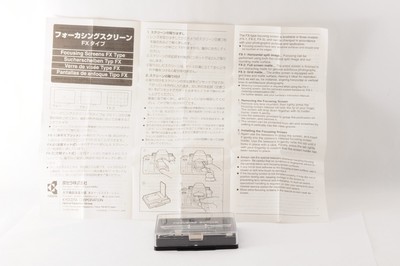 Contax Focusing Screen FX type X-2 From Japan