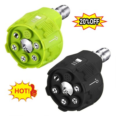 6 in 1 MULTI SPRAY HEAD 1/4 Inch Quick Connect Hochdruckreiniger Jet