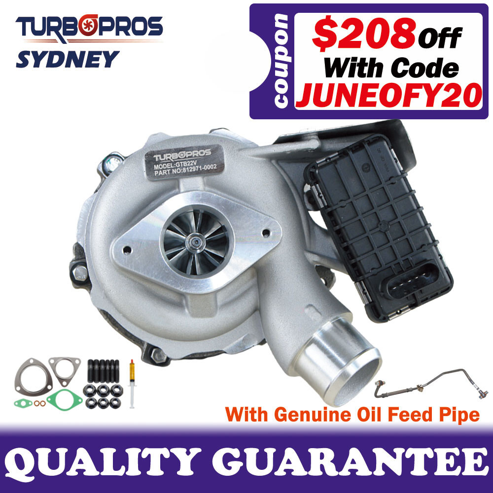 High-Performance Billet Turbocharger with Genuine Oil Feed Pipe for Mazda BT-50 3.2L 2011-2015