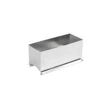Register Box Saddle Galvanized Steel from Pipe to Register Grille 10 In. X 4 In.