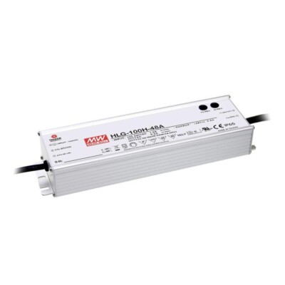 MEANWELL HLG-100H-48B, AC-DC LED-Installationsnetzteil, Metallgehäuse, IP67 96W 