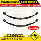 <!--F#f_0-->2x 5 Leaf Eye to Eye Springs Trailer Caravan Suspension 45mm x 8mm 1300kg Black<!--F/-->
