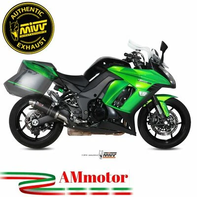 Mivv Kawasaki Z / Ninja 1000 SX 2017 Pot D' Echappement Moto Exhaust Gp Carbone - Photo 1/4