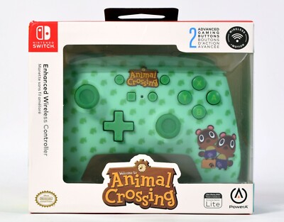 Power A Nintendo Switch Wireless Controller,Bluetooth,Animal Crossing,Nook,OVP