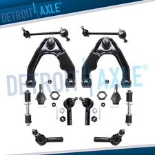 Front Upper Control Arms Tie Rods Sway Bars Kit for 2000 - 2004 Nissan Xterra