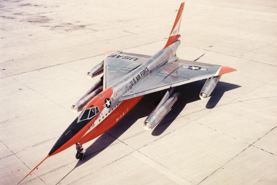 CONVAIR B-58 HUSTLER ON THE RAMP 4x6 FOTODRUCK