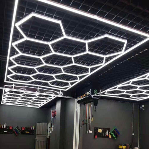 14 x Hexagon LED-Beleuchtung Auto Detail Garage Werkstatt Einzelhandel Lamp DE  - Bild 1 von 13
