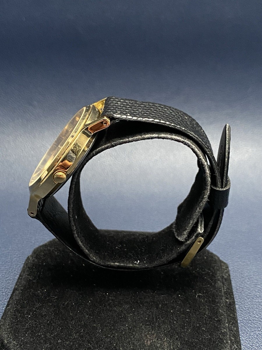 Vintage Lorus By Seiko V515-8A00 Kodak Olympic Sponsor Gold Tone