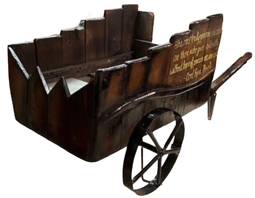 Maceta/pantalla miniatura para carretilla de jardín Foto 4 de 4