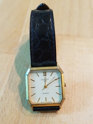Vintage 80's Orient VX quartz lady's watch analog gold tone | eBay