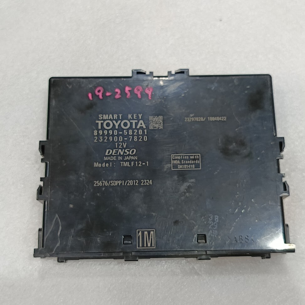 TOYOTA ALPHARD VELLFIREAGH30 GGH30 SMART KEY COMPUTER 89990-58201