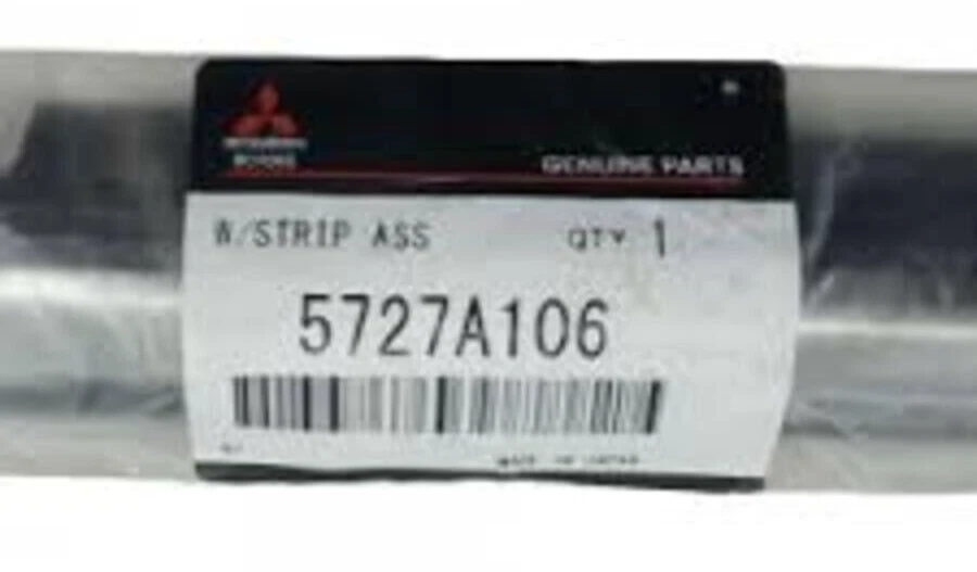 Mitsubishi Genuine OEM Lancer Galant Front RH Door Belt Line Window Moulding - Image 2 of 3