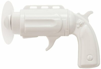 KIKKERLAND Gun Fan Summer Ventilateur Pistolet 2 AAA Batteries Toy NEW NIP