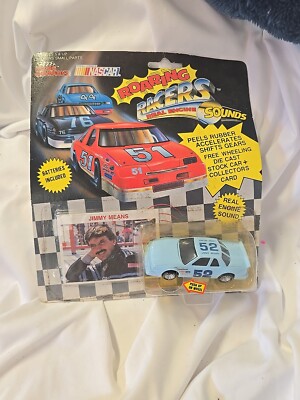 Racing Champions Roaring Racers #52 Jimmy Means Blue Car New