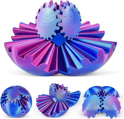Gear Ball, Gear Sphere, 3D-Gedruckter Zahnradball, Entspannungsspielzeug 3D Zahn