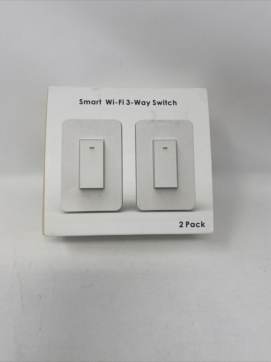 Interruttore Smart WiFi 2 Pacchi: Accendi E Spegni Luci Con Alexa E Google Home, Compatibile Smart Life