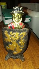 Vintage Metal Beefeater British Guard Bottle Opener 5" Rare