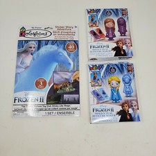 Disney Frozen II Activity Kit Colorforms 40 Stickers Story and 2 Mold n" Play