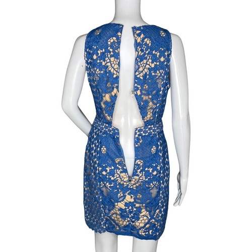 Endless Rose Dress Women Small Blue Guipure Lace Cocktail Wedding Guest Romantic - Picture 5 of 9