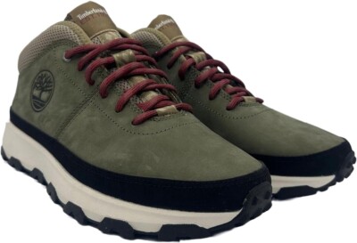 Timberland Gr:45 Winsor Trail Mid Dark Green Nubuk TB 0A5TY4 991 Stiefel Boot