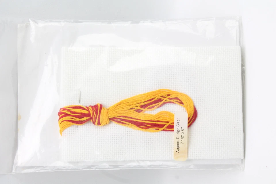 Vintge CARDINAL MOONEY Counted Cross Stitch Kit 7.5" x 6" Happer Chance - Image 2 of 2