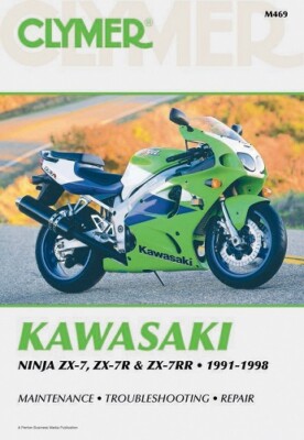 Clymer Repair Service Shop Manual Vintage Kawasaki ZX750 Ninja ZX-7R 91-98 