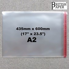 CLEAR CELLOPHANE BAGS SELF SEAL SMALL LARGE CELLO GIFT SWEET PARTY FOR CARDS WAX