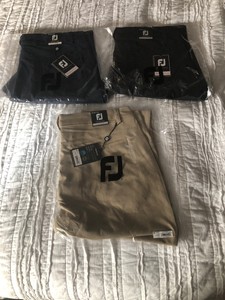 Footjoy Tour Fit Pants -black/navy/khaki 38x34 | eBay