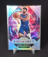 Jamal Murray Fireworks Silver 2020-21 Panini Prizm Basketball #12 NBA Card