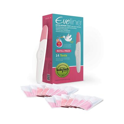 Eveline Digital Ovulation Test - 14 Ovulation Test Strips, Digital Results Po...