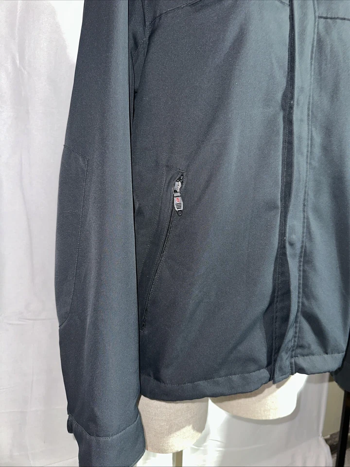 Chaqueta Victorinox Negra Softshell Capucha Extraíble Nylon Suiza Hombre’s Talla M Foto 3 de 4