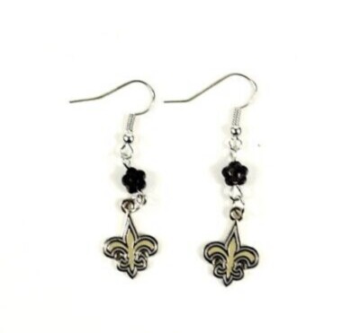 New Orleans Saints Littlearth NFL women's Sophie Dangle Earrings