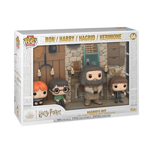 Harry Potter Hagrids Hut Moment Deluxe Vinyl Figure Ages Three Years and Up