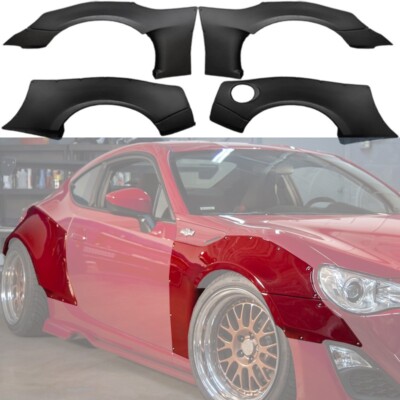 Wide Body 8pc Fender Flare Covers For 2013-2020 Toyota 86 Scion FRS Subaru BRZ