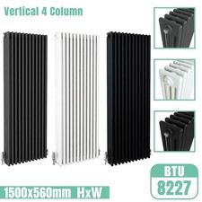 Traditional 2 3 4 Column Radiator Vertical Horizontal Heating Cast Iron Style UK