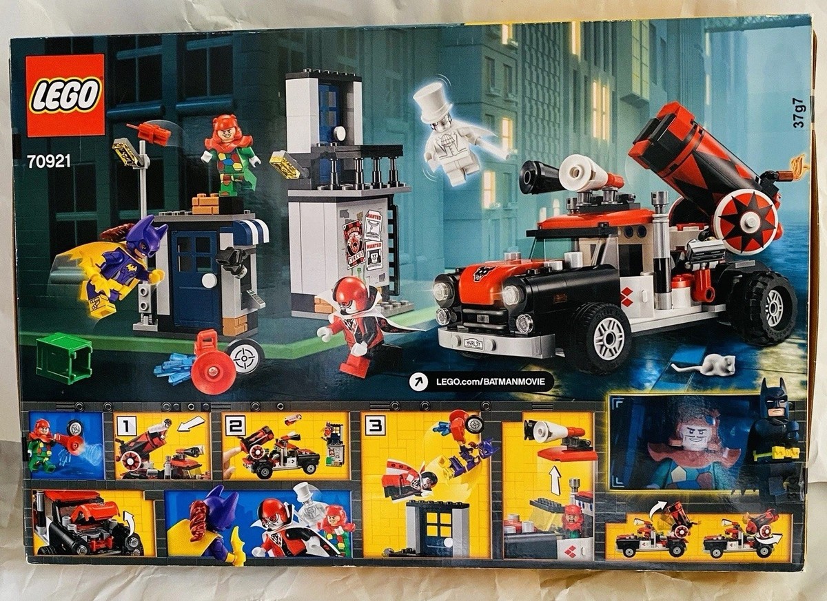 New LEGO The Batman Movie: 70921 Harley Quinn Cannonball Attack F