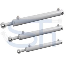Hydraulik Zylinder doppelwirkend mit Querbuchse Bohrung  Stempel - Varianten