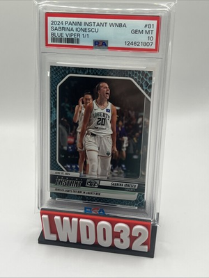 #ad #ad 2024 Panini Instant Sabrina Ionescu BLUE VIPER 1 1 $450.00