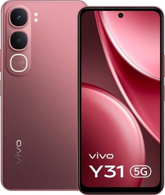 vivo Y31 5G Rose Red 6GB 128GB ROM 48MP Camera-Factory Unlocked-No Tariff To USA