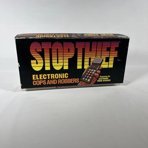 VTG 1979 Stop Thief Board Game by Parker Brothers 100% Complete Scanner Works