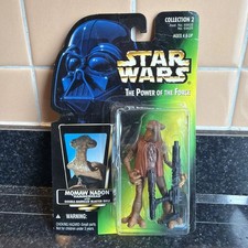 Star Wars 3.75 Power of the Force Momaw Nadon Hammerhead Figure Green Card