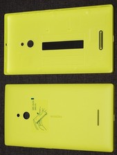 Original Nokia XL Battery Cover Back Cover Buttons Yellow