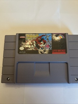 Spider-Man and the X-Men in Arcade's Revenge Super Nintendo SNEStested And Work