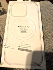 Genuine Apple iPhone 16 Pro Clear Case MagSafe Camera Control MA7E4ZM/A