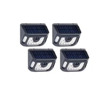 Westinghouse 3-4/5" x 4-3/4 Solar LED Motion Sensor Wall Light 600 Lumen 4-Pack