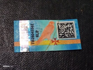 MALTA EXCISE DUTY LABEL