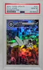 2020 Topps Update Rainbow Foil KYLE LEWIS RC CARD PSA 10 GEM MINT